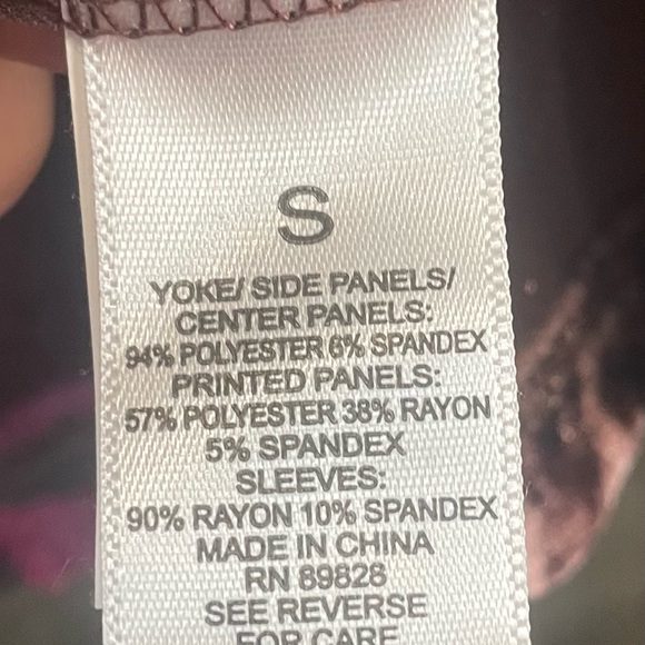 LOGO by Lori Goldstein Pieced Velvet Tie-Dye Top - Picture 8 of 8